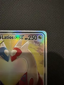 LATIAS & LATIOS GX 170/181 English Pokemon Sun & Moon Team Up Tag Team Alt Art - Image 4