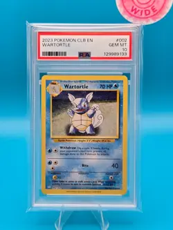 PSA 10 - 2023 POKEMON, CLASSIC BLASTOISE & SUICUNE ex DECK 002 WARTORTLE - Image 1