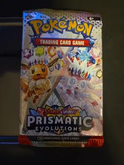 $Heavy 22.45g$ Pokemon TCG Prismatic Evolution Booster Pack New Factory Sealed - Image 2
