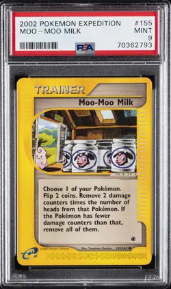 2002 POKEMON EXPEDITION #155 MOO-MOO MILK PSA 9 - Image 1
