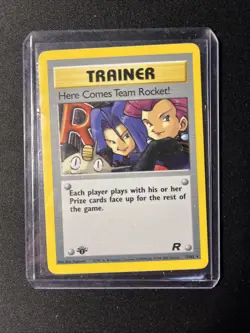 Pokemon Here Comes Team Rocket! 1st Edition Holo WOTC Team Rocket 15/82 NM/Mint - Image 1