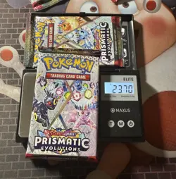 Heavy Pokemon Prismatic Evolution Pack 23.70G And 23.77G!! Possible God Pack !U! - Image 1