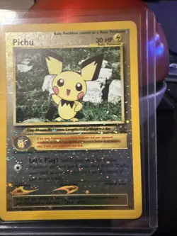 Pichu 35/53 WOTC Promo Reverse Holo Near Mint Condition Pokemon TCG NM - Image 1