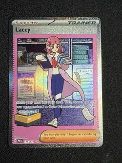 2025 Pokemon Prismatic Evolutions Lacey 175/131 SIR - Image 1