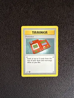 Pokemon TCG Pokedex Base Set 87/102 Shadowless 1st Edition Uncommon - Image 1