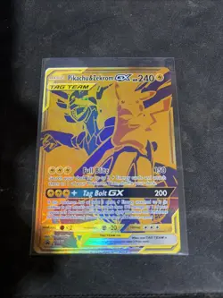 Pokemon Pikachu & Zekrom GX Tag Team TCG Sun & Moon SM248 Holo Promo English - Image 1
