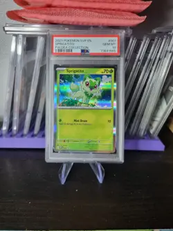 2023 POKEMON SVP EN-SV BLACK STAR PROMO PALDEA COLL #001 SPRIGATITO PSA 10 - Image 1