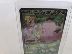 Pokemon TCG Lillie's Clefairy ex 184/159 Sv09: Journey Together Holo - MINT - Image 2