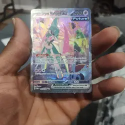 Pokemon TCG Iron Valiant EX Paradox Rift 249/182 Special Illustration Rare NM - Image 1
