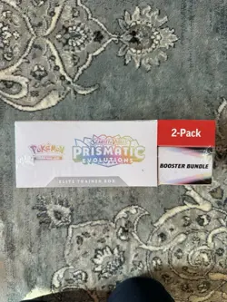 Pokemon TCG Prismatic Evolutions ETB with Booster Bundle Costco 2-Pack Sealed - Image 3