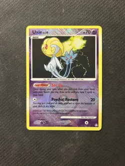 Pokemon TCG Uxie 43/146 League Promo Crosshatch Holo! NM/LP Condition! See Desc. - Image 1