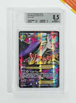 Pokemon BGS 8.5 Mega Latios Ex #102 Full Art XY Roaring Skies 2015 English - Image 1