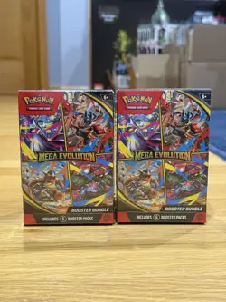 Pokemon Mega Evolution Booster Bundle, Lot of 2, Sealed, Brand New, Ships Fast - Image 1