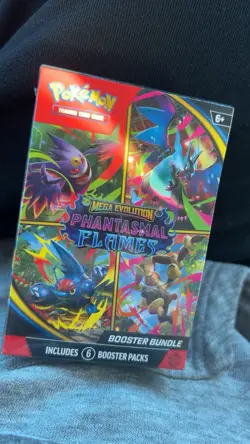 Pokemon TCG Mega Evolution Phantasmal Flames Booster Bundle Box Sealed Ships Now - Image 1