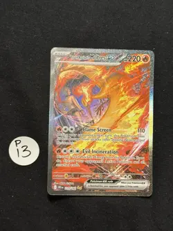 Pokemon TCG Team Rockets Moltres EX Destined Rivals Card 229/182 READ DESCRIP - Image 1