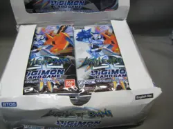 BAN DAI 24 PACKS MINT CONDITION BATTLE OF OMNI DIGIMON CARD GAME c - Image 3