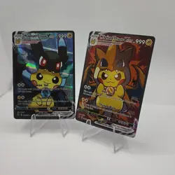 Pikachu MCharizard X + Y Pokemon Cute Cosplay Doujin ACG HOLO Card NM - Image 3