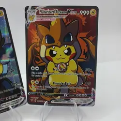 Pikachu MCharizard X + Y Pokemon Cute Cosplay Doujin ACG HOLO Card NM - Image 5