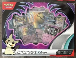 Pokemon TCG: Mimikyu Ex Box Booster Packs & Promo Card NEW SEALED - Image 1