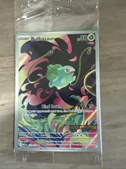 Sealed Bulbasaur Holo 133/132 MEGA Evolution Promo +16 Card Mega EX Lot Venusaur - Image 2