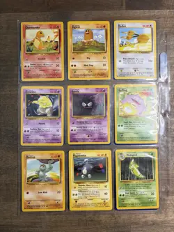 Pokemon Base Set All Common Uncommon Cards Nm To Mint(missing 1 trainer) - Image 5