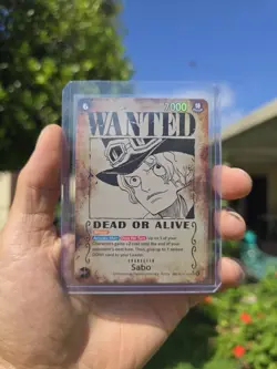 Sabo Wanted Poster Card SEC SP- OP13-120 - Carrying On His Will - English - Image 1