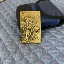 Mewtwo 1999 Nintendo 23K Gold Plated Pokemon Trading Card - good condition - Image 2