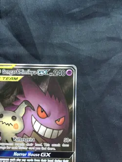 Pokemon Cards: Team Up Ultra Rare Full Art: Gengar & Mimikyu GX 165/181 - Image 3