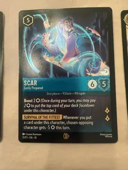 Disney Lorcana 5 Promo cards frm set 10 Whispers in the Well #18 #19 #20 #21 #22 - Image 3