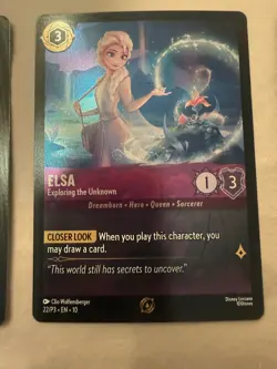 Disney Lorcana 5 Promo cards frm set 10 Whispers in the Well #18 #19 #20 #21 #22 - Image 5