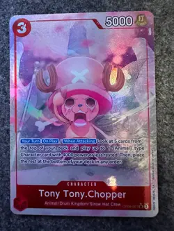 One Piece TCG English Card OP08-007 Tony Tony .Chopper SR Alt Art - Image 1