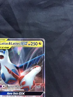 Pokemon Cards: Team Up Rare Holo: Latias & Latios GX 113/181 - Image 3
