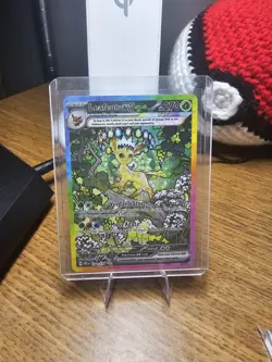 Pokemon Leafeon EX SIR Prismatic Evolutions English Card 144/131 Near Mint - Image 1