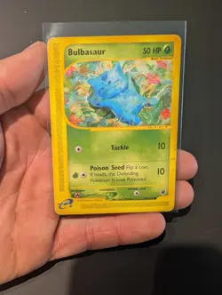 Bulbasaur 94/165 Non Holo Common Expedition Base Set Pokemon Card 2002 MP - Image 1