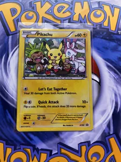 Pikachu promo card XY95 Condition-near Mint,minor Whitening On Corners+rightside - Image 1