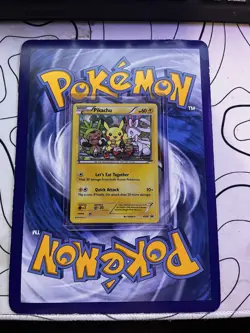 Pikachu promo card XY95 Condition-near Mint,minor Whitening On Corners+rightside - Image 2