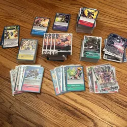 Digimon TCG 500+ Cards Bulk Lot Unsearched Collection Mixed C/U/R-NM/LP - Image 1