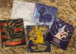 Lot 5 Pokemon Trading Card Player's Guide Surging Sparks, 151, Silver Tempest LO - Image 1