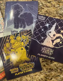 Lot 5 Pokemon Trading Card Player's Guide Surging Sparks, 151, Silver Tempest LO - Image 3