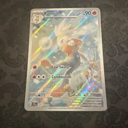 Pokemon TCG Raboot Stellar Crown Holo Card 147/142 Sv07 - Image 1