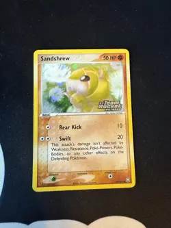 Pokemon Card - Sandshrew Team Rocket Returns 74/109 Reverse Holo Stamped - Image 1
