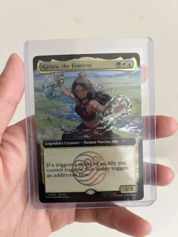 2025 SDCC Exclusive Magic the Gathering x Avatar Katara, the Fearless Promo Card - Image 4