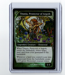 MTG Mystery Booster Titania, Protector of Argoth Future Sight Foil NBP - Image 1