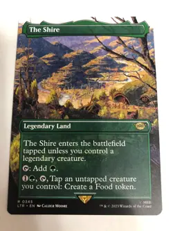The Shire BORDERLESS, The Lord of the Rings, MTG LTR NM/M #345 - Image 1