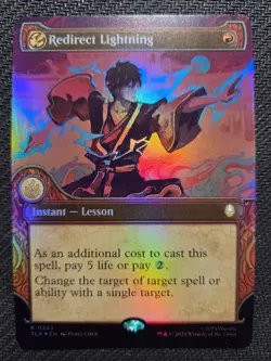 MTG Magic The Gathering -Redirect Lightning -R 0343 -NM -Showcase -FOIL👀 - Image 1