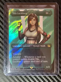 MTG - Tifa Lockhart, Borderless Surge Foil, Final Fantasy #0536 - Image 1