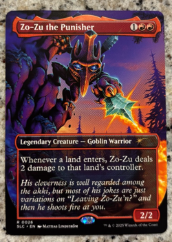 MTG Secret Lair Encyclopedia of Magic the Gathering Zo-Zu the Punisher RARE (c) - Image 1