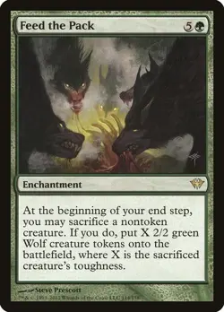 Feed the Pack 1x MtG Dark Ascension SP/NM - Image 1