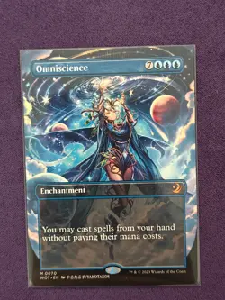 MTG Omniscience (Anime Borderless) Wilds of Eldraine: Enchanting Tales Regular - Image 1