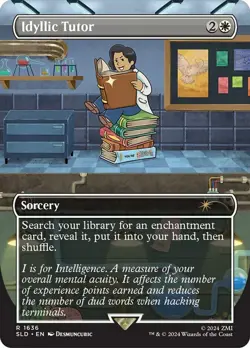 MTG Idyllic Tutor (1636) Secret Lair Drop Regular - Fallout - Image 1